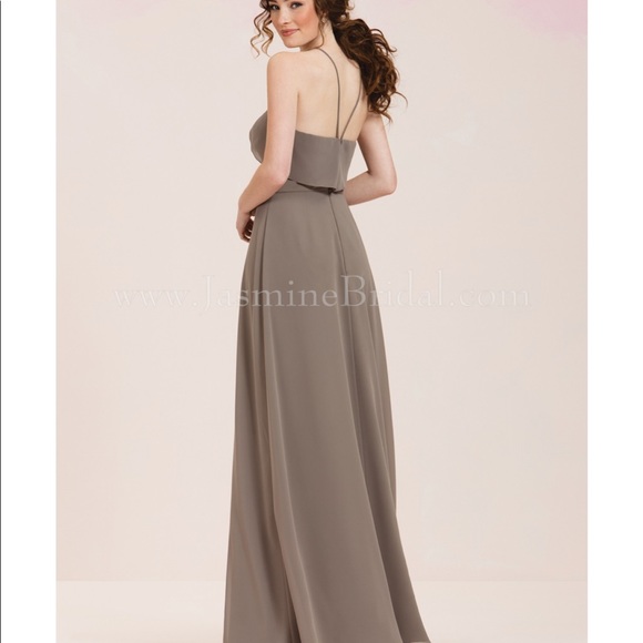 Jasmine Bridesmaids Dress - Misty Pink (Gardenia) - Picture 4 of 4